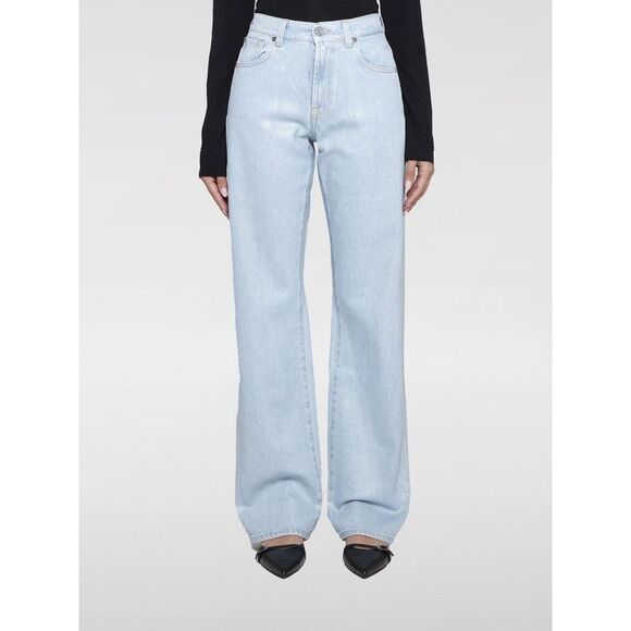 7 For All Mankind Jeans Woman Blue Women